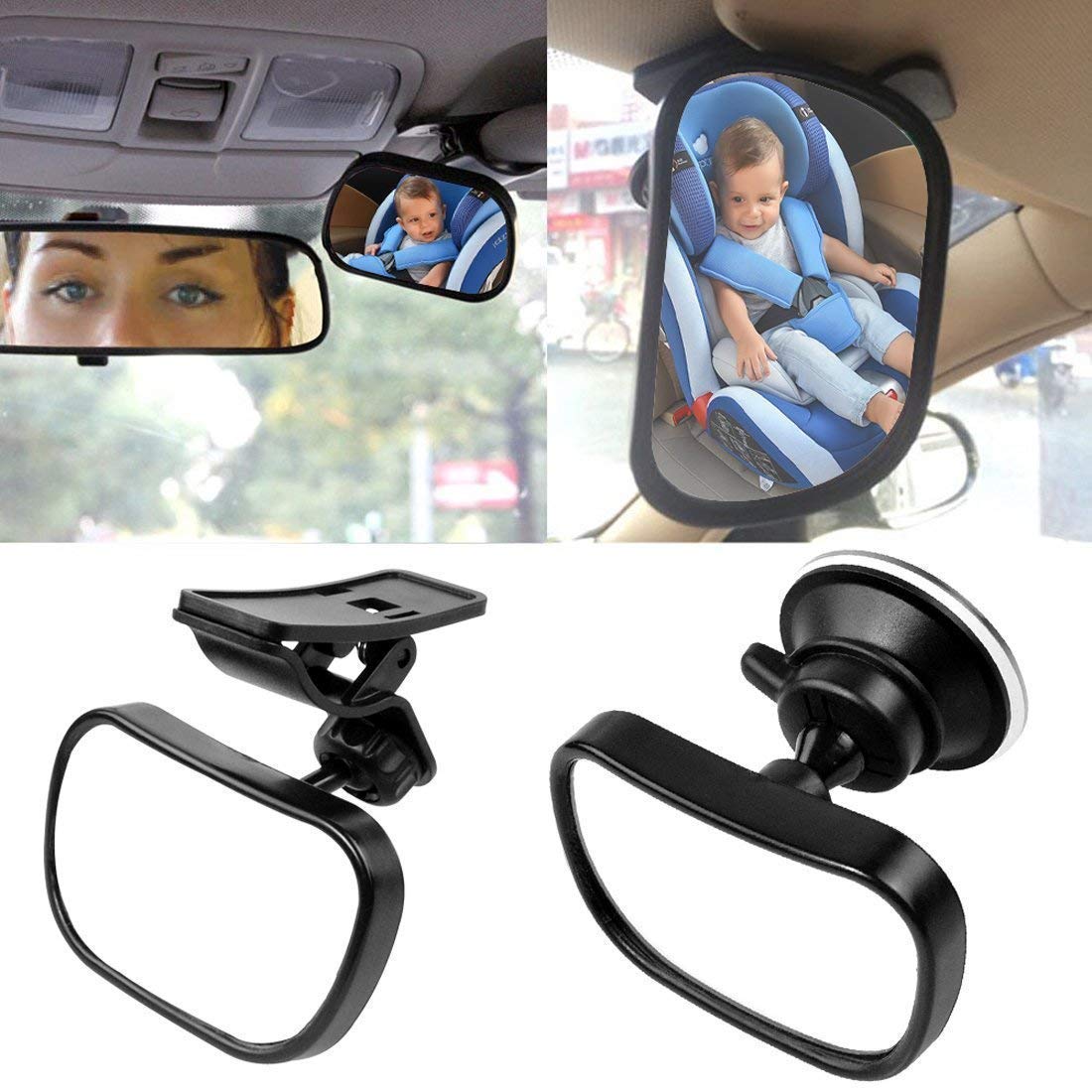 Weseedoo Miroir De Voiture Pour Enfants Miroir De Bebe Avec Aspiration Et Clip Universel Miroir De Siege Arriere Pour Enfant Sieges Auto Et Accessoires Accessoires Dwteam In
