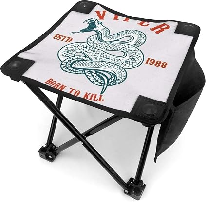 Amazon Co Jp アウトドア 椅子 グランジ背景に毒蛇のイラスト ポスター カード Tシャツのデザイン要素です ベクトルイラスト アウトドア 椅子 ピクニック 釣り コンパクト イス 持ち運び キャンプ用軽量 収納バッグ付き 折りたたみチェア レジャー 背もたれなし