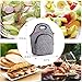 Waterproof Insulated Lunch Bag Grey Lunch Bags for Women and Men Reusable thermal Neoprene lunch cooler tote with Big Pockets