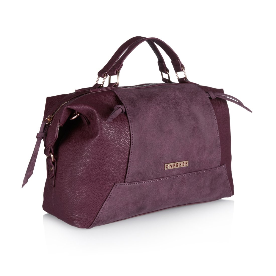 caprese andra women's satchel (plum) ()