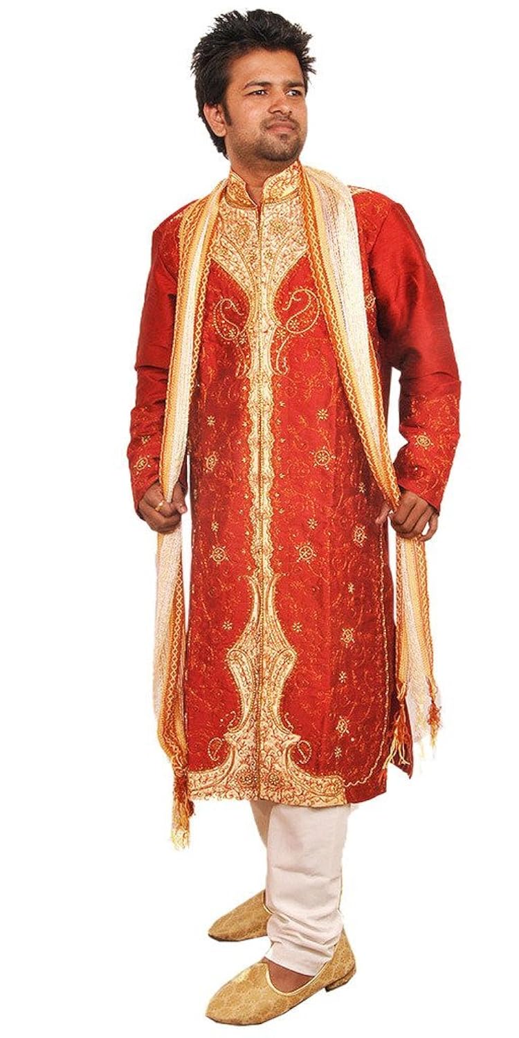 apparelsonline men's silk sherwani