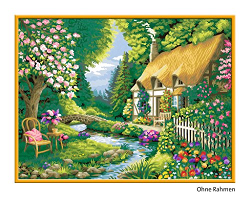 Ravensburger Malen nach Zahlen 28843 CreArt - Cottage Garden - Für Erwachsene und Kinder ab 14 Jahren – Bild 5