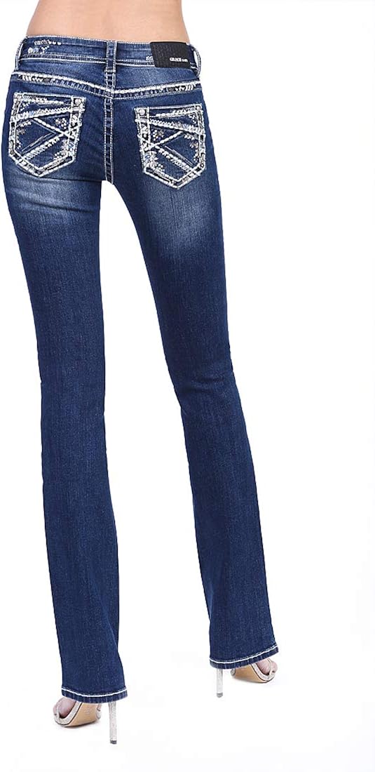 womens jeans with low back pockets
