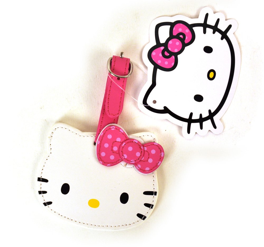 Hello Kitty Classic Luggage/Bag Tag (Pink Bow) Amazon.co.uk Toys & Games