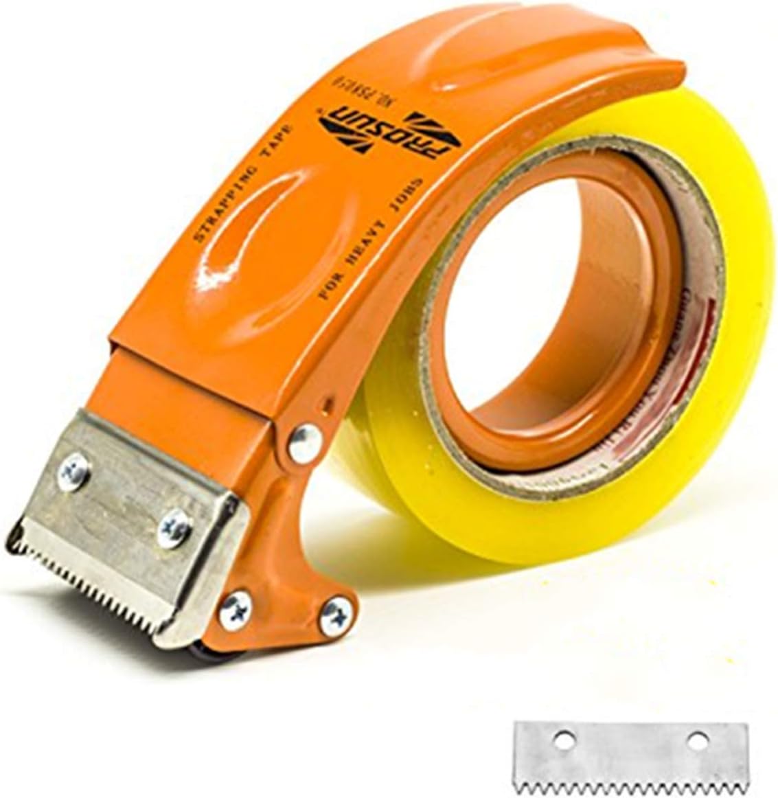 PROSUN Metal Handheld 2 Inch Tape Gun Dispenser Packing Packaging Sealing Cutter Orange