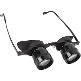 Hands Binocular Glasses for Fishing, 10x Zoom Opera Glasses HD Magnification with Coating, Independent Eye Focus &amp; Anti - Glare