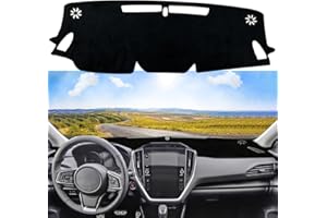 XYHGM Custom Dash Cover Fit for Subaru Crosstrek 2024 2025 Non-Slip Interior Decoration Sunshade Glare UV Rays Protector Dashboard Mat Carpet Accessories-Black Edge