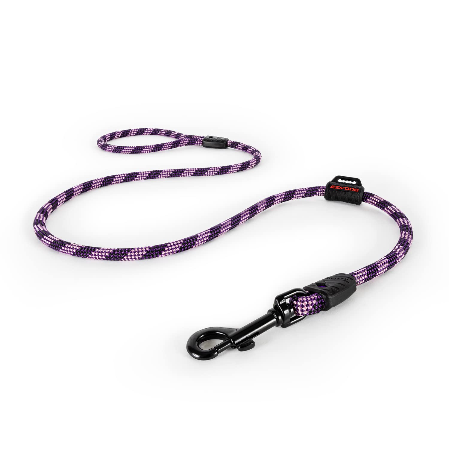 EZYDOG Summit Lead | Training Lead, Small Dogs, Medium Dogs, Large Dogs, Sturdy Dog Lead, Comfortable Padded Handle, Reflective Thread, 1.2M Lead (Purple)