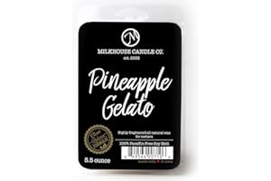 Milkhouse Candle Company, Pineapple Gelato, Creamery Collection Soy Wax Fragrance Melts, 5.5 Ounce