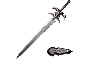 Sword fort Carbon Steel frostmourne Real Metal-Handmade Anime Replica Game Cosplay Props, Lich King Arthas