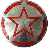 Safa manufactures Red Guardian Shield Cinematic & Replica Battle Armour Cosplay Shield, LARP Combat Cosplay Rust Wall Hanging Shield