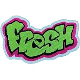 The Original Fresh Graffiti Patch, 90s Iron On/Sew On, 3 inches - Fully Embroidered Cool Patch (3in)
