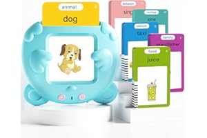 Talking Flash Cards for Toddlers, 510 Sight Words Montessori Toys for Boys Girls 1 2 3 4 Year Olds, Educational Learning Toys