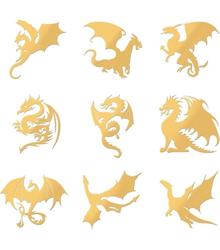 Seasonstorm Magic Dragon pretagliato, grazioso diario estetico da