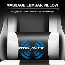 GTPLAYER Gaming Chair, Computer Chair with Footrest
