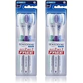 Sensodyne Sensitive Toothbrush Soft Sensitive Teeth, 3 Count (Pack of 2)