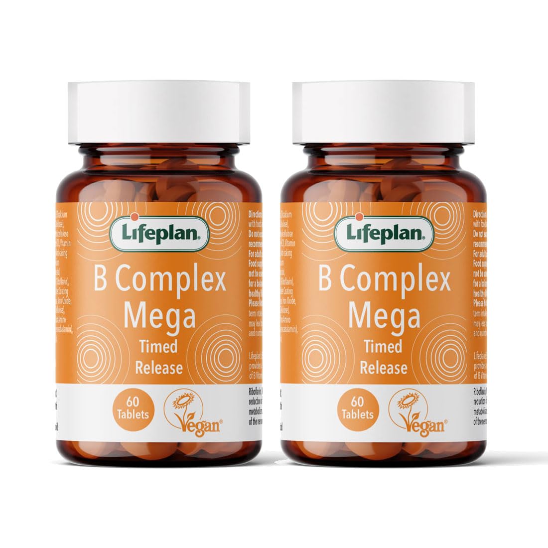 Lifeplan | B Complex Mega 60 Tabs | 2 X 60 Tablet