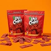 Lilys Chilies Chili Strawberry Belts Sour and Chili Chewy Candy (4 oz each) | 4 oz each - 2 Pack