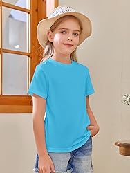 Girls Short Sleeve T Shirts Kids Summer Tops