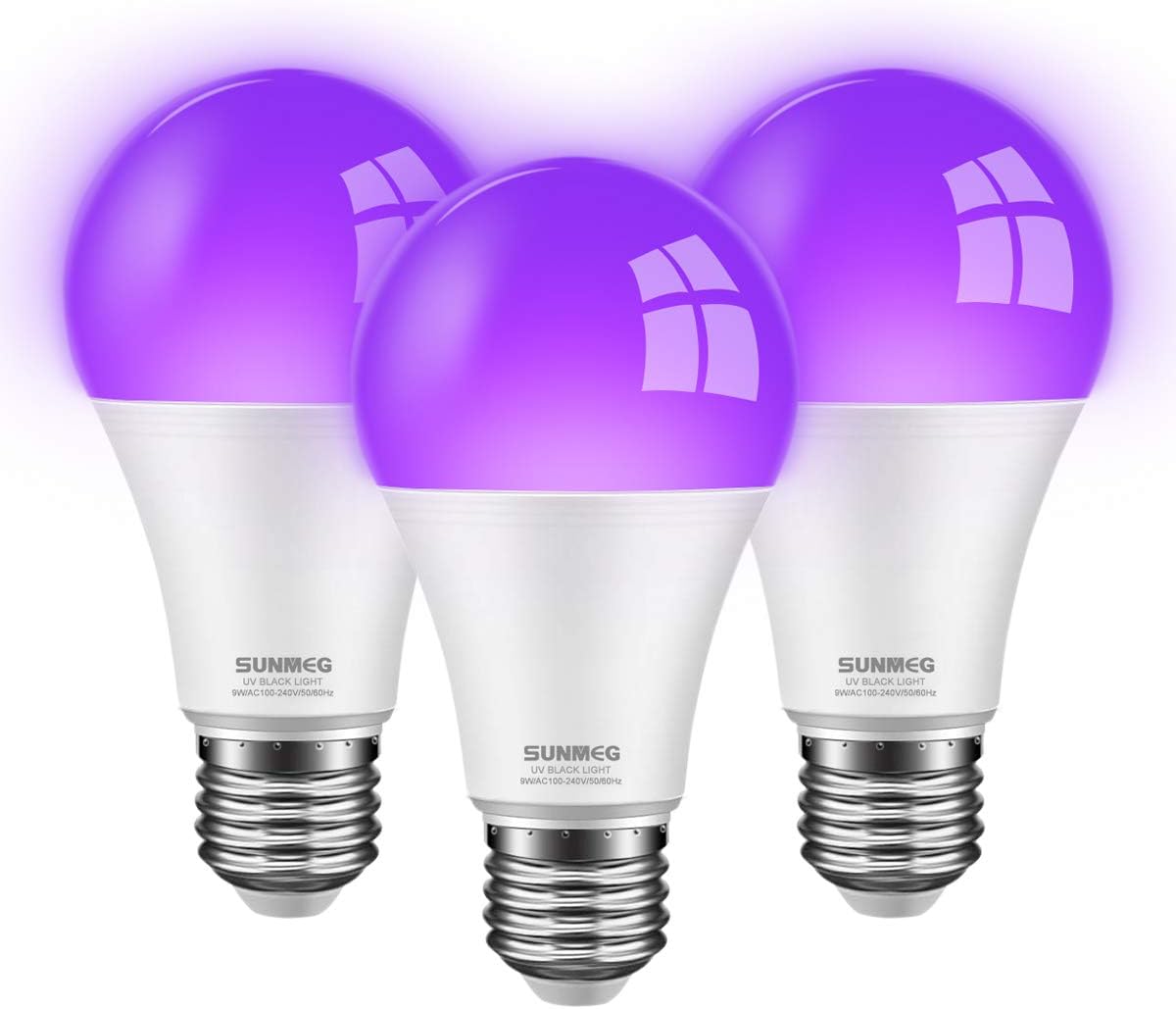 Ampoule UV Ultraviolet 25W Basse énergie E27 - Lumière Noire Pour Effets Spéciaux - Neuf Spirale CFL