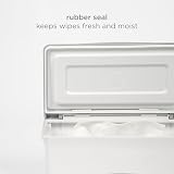 Ubbi Baby Wipes Dispenser Case with Weighted Plate Grey view 5