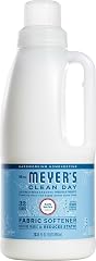 MRS. MEYER'S CLEAN DAY Liquid Fabric Softener, Rain Water, 32 fl oz | Softens and Freshens Laundry, Reduces Static, Up to 32 
