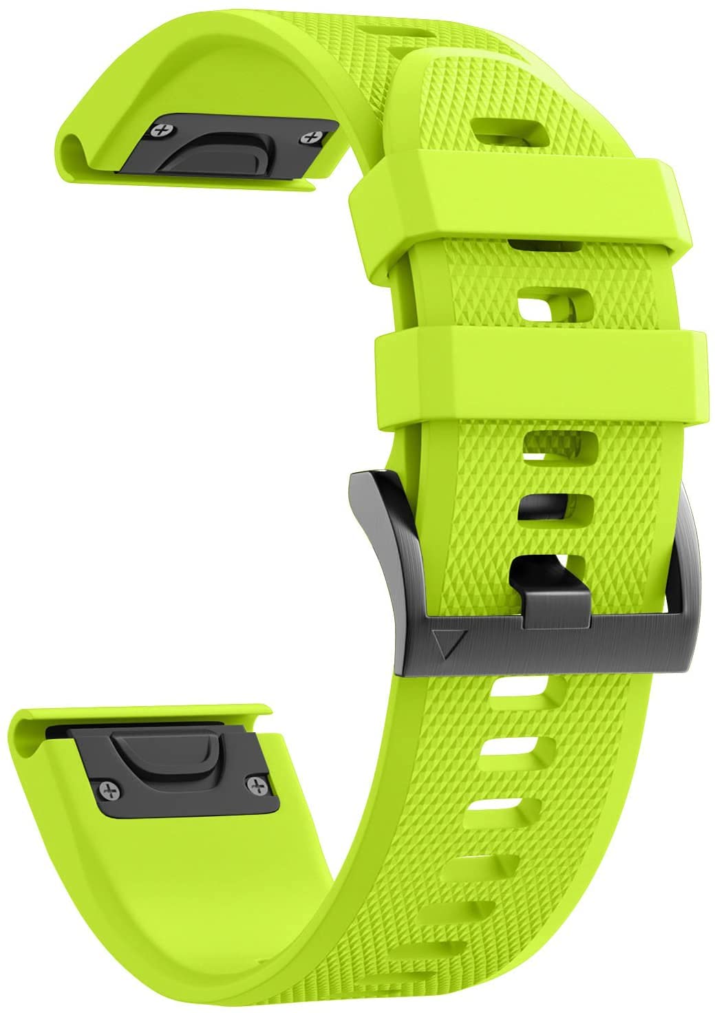 Fleshy Leaf 22mm Band Bracelet Strap Compatible for Garmin Fenix 7,Fenix 6,Fenix 6 Pro,Fenix 5,Fenix 5 Plus,Approach S60 S62,Forerunner 935 945,Quick Release Strap Wristband (Green)