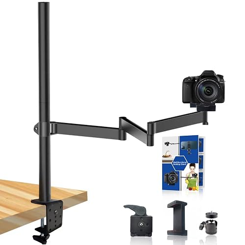 Heavy Desktop Overhead Camera Mount Rig Stand, Top Down DSLR ...
