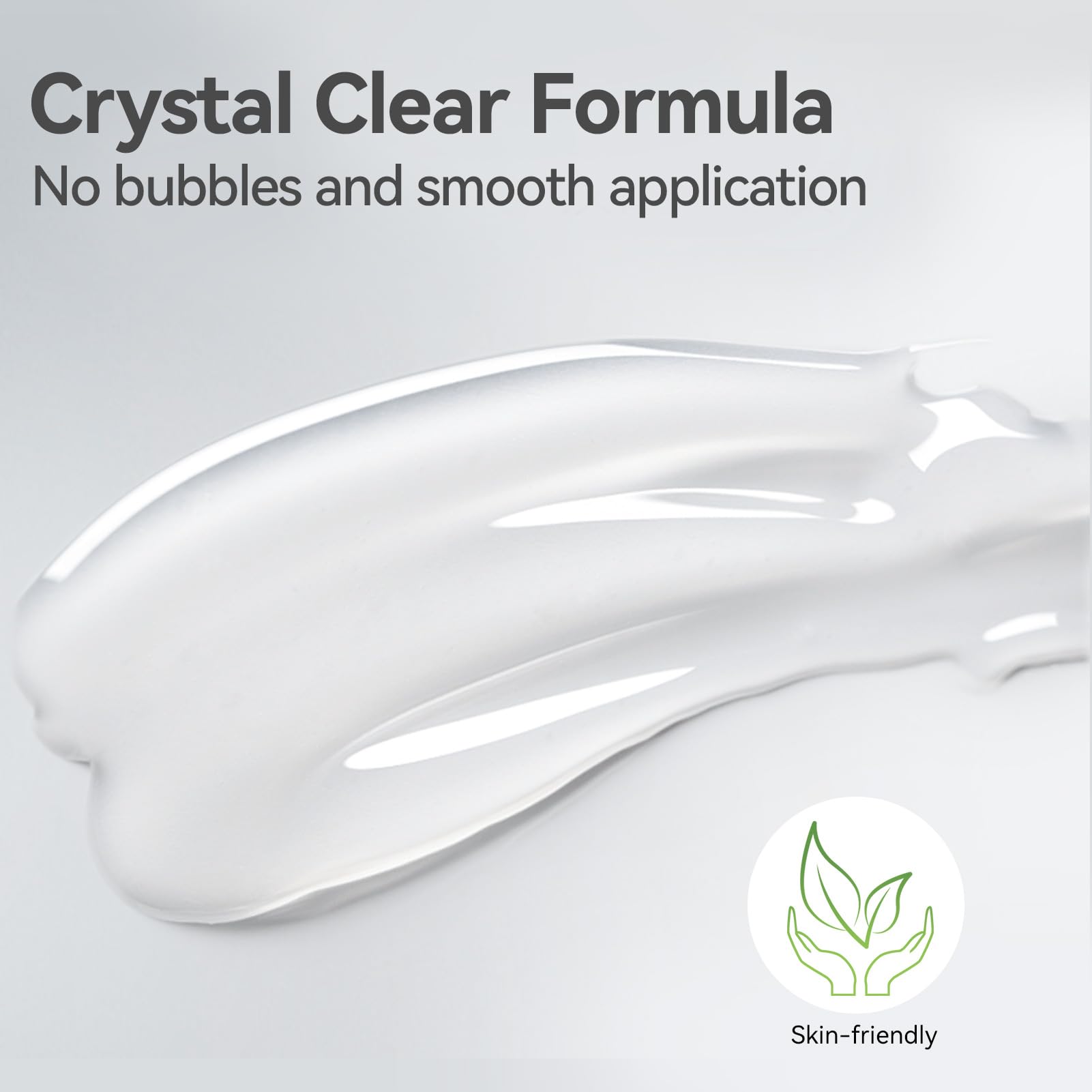 BORN PRETTY Builder Gel for Nails,8-in-1 Clear Builder Nail Gel for Nail Apex and Extension Strengthener,Nail GLue Gel Hard Gel Base Rhinestone Nail Glue Gel in a Bottle 15ml - Image 9