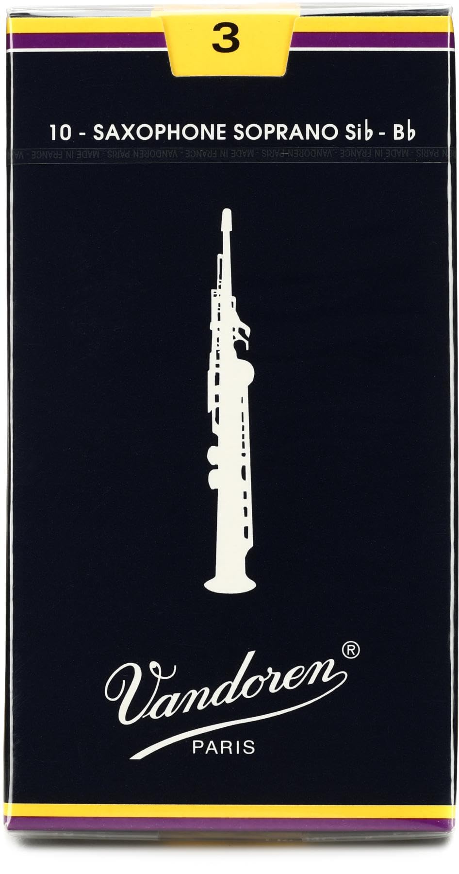 Vandoren reed Soprano Saxophone Traditional Gauge: 3
