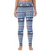 Cuddl Duds Fleecewear with Stretch Leggings for Women - Thermal Fleece Lined Base Layer Tights - Cold Weather Winter Clothes