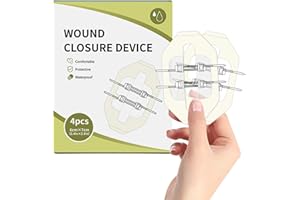 Wound Closure Kit 4 Pcs Wound Closure Strips Butterfly Bandages Stretchable Emergency Laceration Closure Kit for Closing Mino