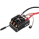 XC E6MAX APP Controls Sensored Brushless ESC for RC Car, 3-8S Lipo,550A Continuous Current,8-25A、6.0/7.4/8.4V BEC,Suitable for 1/6、1/7 Scale On-Road Speed Car Truck Monster