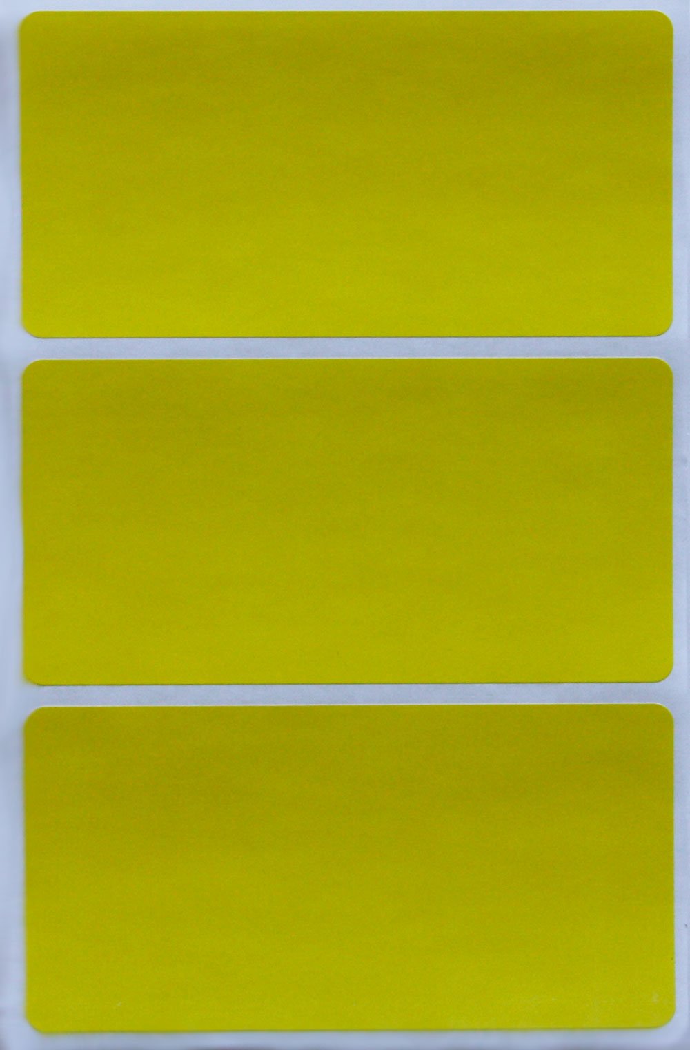 Royal Green Moving Stickers for Identification 4" inch x 2" inch in Yellow (102 mm x 51 mm)- 150 Pack