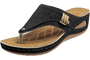 Orthopedic Arch Support Slides for Women Vintage Orthotic Thong Sandals Casual Slip On Flip Flops 2025 Dressy Summer Shoes Co