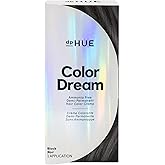 dpHUE Color Dream, Black - Ammonia-Free, Demi-Permanent Hair Color - Lasts 16 Washes - Boosts Shine - Paraben & Sulfate Free, Leaping Bunny Certified