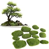 Zerodis 12Pcs Green Artificial Moss Balls for Terrarium Decor view 6