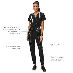 FIGS Winton High Waisted Cargo Jogger Scrub Pants