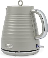 Salter Ripple Rapid Boil Kettle 1.7L 3kW Strix 360° Base Taupe