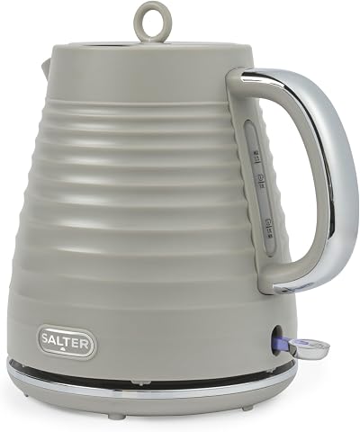 Salter Ripple Rapid Boil Kettle 1.7L 3kW Strix 360° Base Taupe