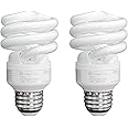 Xtricity Compact Fluorescent Light Bulbs T2 Spiral, E26 Base, 23W (100W Equivalent), 2700k Soft White, 1600 Lumens, CFL, 120V - UL Listed, (2 Pack)