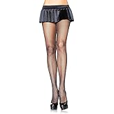 Leg Avenue womens Glitter Fishnet Tights