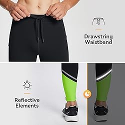 BALEAF Men's Winter Running Tights Thermal Cycling