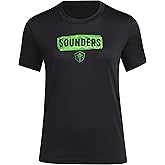 adidas Womens Seattle Sounders MLS Short Sleeve T-Shirt