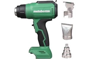 Metabo HPT 18V MultiVolt Cordless Heat Gun, Adjustable Heat Settings, Illuminated LCD Display, Compact and Lightweight, Ergonomic Design, Pro Tool Innovation Award Winner, RH18DAQ4