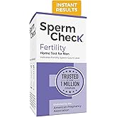 SpermCheck Fertility Sperm Count Test for Men, at Home Sperm Test, Easy to Read Results, Over 98% Accurate