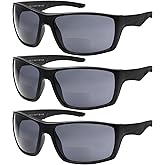 Yogo Vision Bifocal Reading Sunglasses for Men Women Sports Wrap Around Reader Glasses