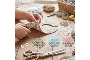 200pcs Snap Fasteners Tool Kit Buttons Pliers Tool Kit Grommets Snap Fasteners Kit Mixed Colors Leather Rivets Buttons Metal 