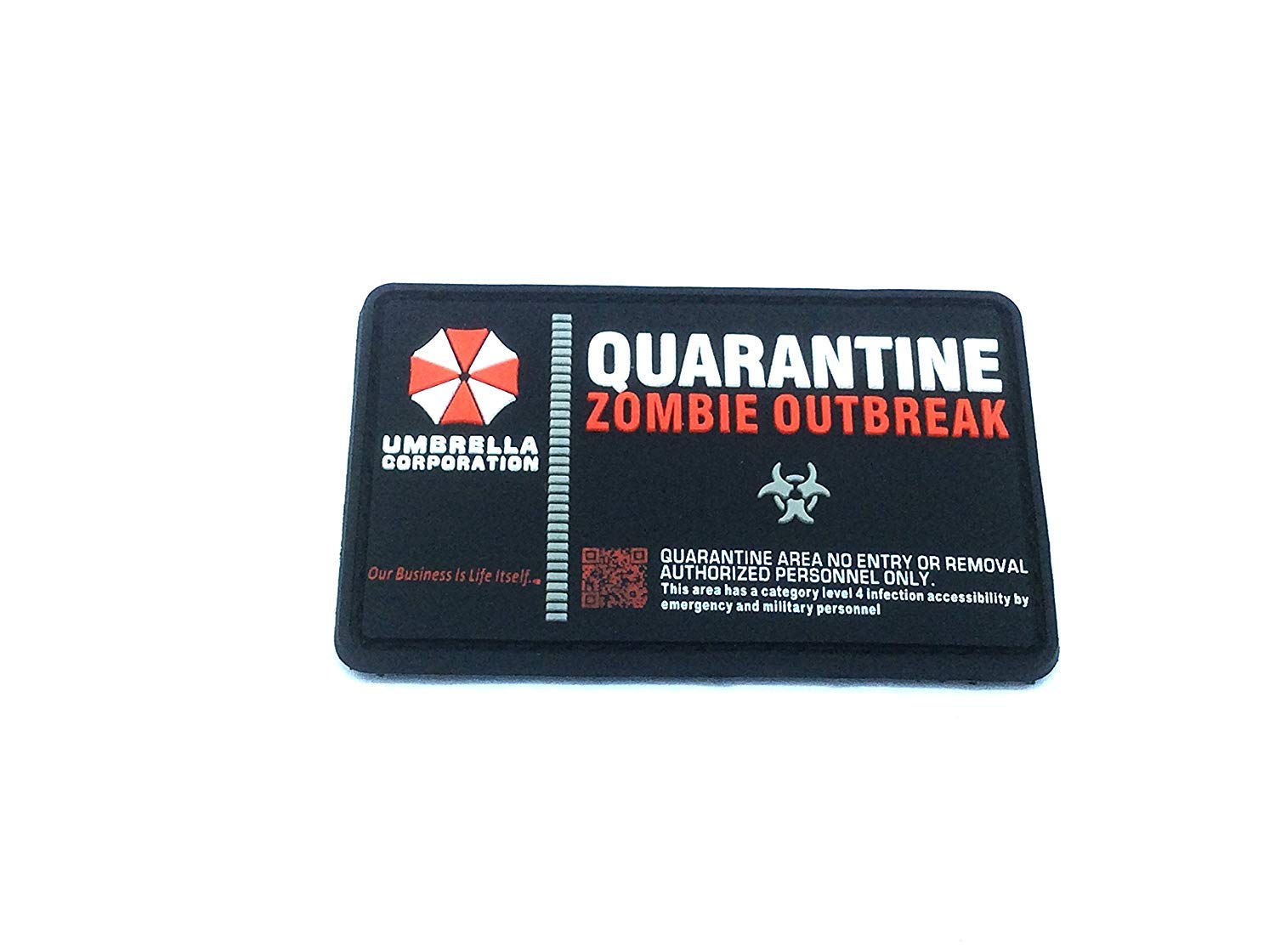 Umbrella Corporation Quarantine Zombie Outbreak Paintball Airsoft PVC Morale Patch
