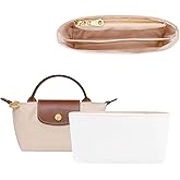 KOMHPS Mini Organizer Insert for Purse, Handbag Inner Shaper, Waterproof Dupont Paper Organizers for Tote Bag